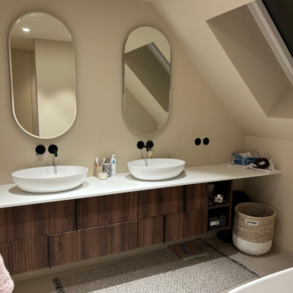 Une rénovation tout en contrastes et en harmonies