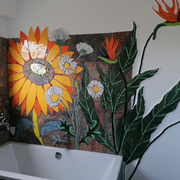 L'audace : une fresque coloré