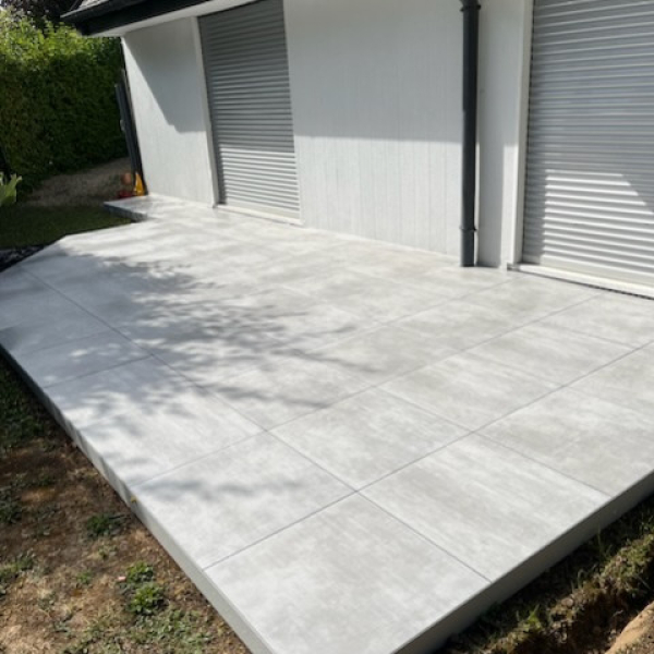 Réalisation d'une terrasse