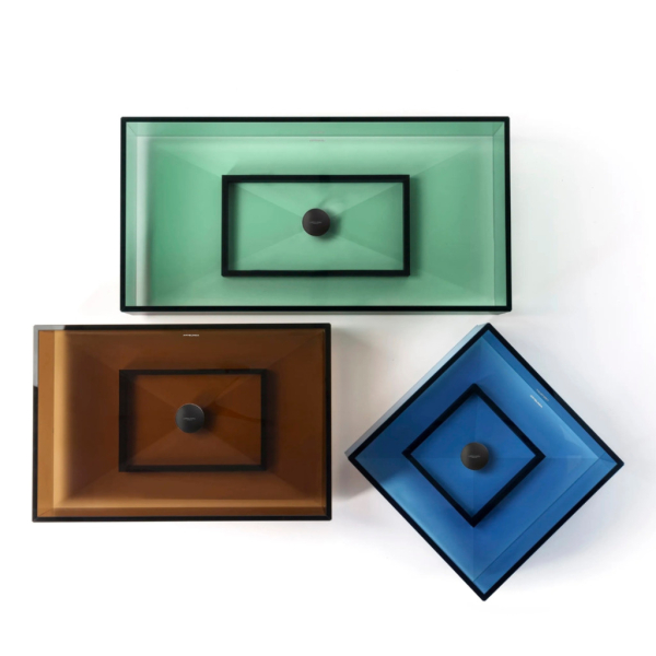 Verre teinté dans la masse