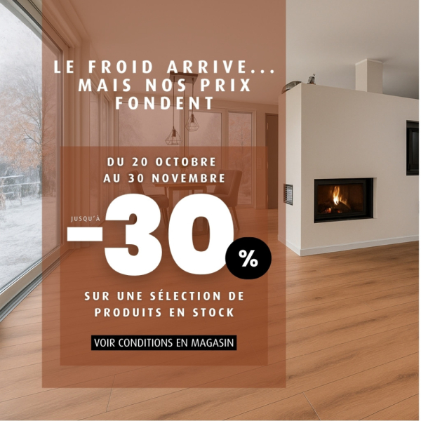 Le froid arrive… mais nos prix fondent